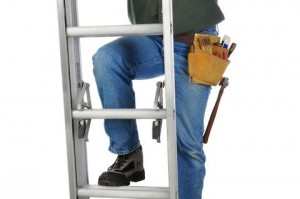 Alpha Maintenance - Construction worker up a ladder with tools © ID 29945250 Steven Cukrov - Dreamstime.com